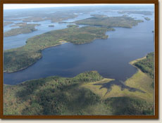 Lac Seul from Air