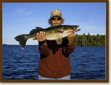 Fishing at Tuk Bay, Lac Seul, Canada