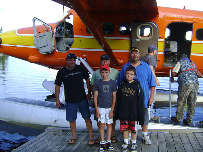 Outpost fishing in Northern Ontario, Canada